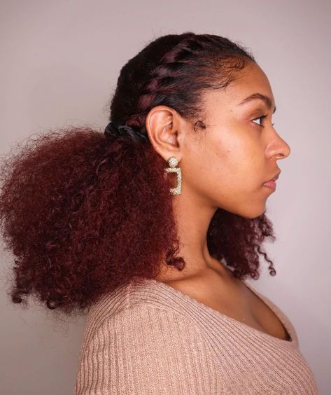 Burgundy Natural Hair, Natural Hair Flat Twist, Flat Twist Styles, Twist Out Styles, Medium Natural Hair Styles, Flat Twists, Flat Twist Updo, Natural Hair Twist Out, Natural Hair Tutorials