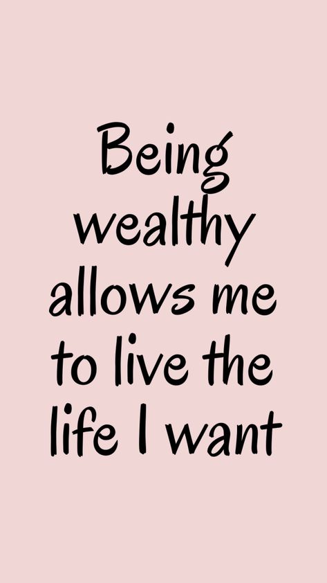 Everything Works Out For Me Affirmation, The Life I Want, Life I Want, Financial Security, Vision Board Affirmations, Become Wealthy, Money Magnet, Abundance Affirmations, Wealth Affirmations