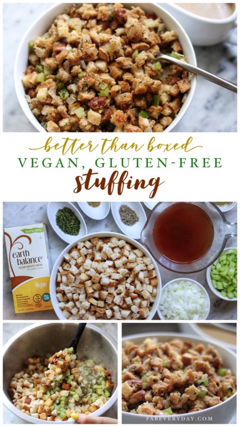 Stuffing Vegan, Gluten Free Stuffing Recipes, Gluten Free Thanksgiving Recipes, Gluten Free Stuffing, Thanksgiving Side Dish, Gluten Free Thanksgiving, Vegan Thanksgiving Recipes, Thanksgiving Recipes Side Dishes, Vegan Sides