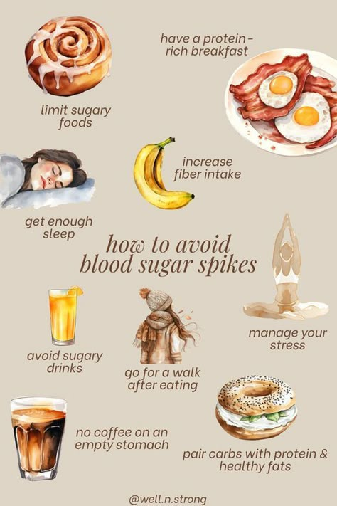 how to avoid blood sugar spikes Good For Me, Sugary Food, Healthy Food Motivation, Healthy Lifestyle Food, Blood Sugar Levels, Healthy Mind, Healthy Meal Prep, Food Obsession, Health Diet