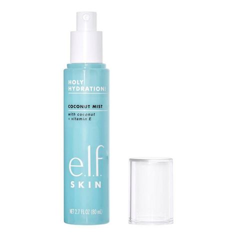 The lightweight, e.l.f. Hydrating Coconut Mist moisturizes the skin and refreshes makeup with an invigorating scent. Perfect to start or end your day with, or even as a mid-day refresher. The Coconut formula is enriched with Coconut and Vitamin E to nourish the skin. All e.l.f. products are free from phthalates, parabens, nonylphenol ethoxylates, triclosan, triclocarban, and hydroquinone. All skincare is also free from sulfates. Proud to be 100% vegan and cruelty-free, worldwide. Because kindnes Coconut Oil Mask, Elf Products, Bath Body Works Candles, E.l.f. Cosmetics, Hydrating Facial, Tropical Scent, Perfect Skin Care Routine, Elf Cosmetics, Elf Makeup