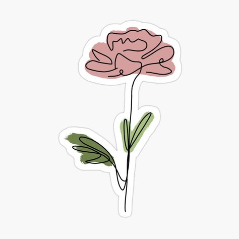 Pink Flowers Aesthetic Stickers, Stickers Aesthetic Printable Pink, Aesthetic Plant Stickers, Pink And Green Stickers, Minimalist Stickers Printable, Scrapbook Flower Stickers Printable, Nature Stickers Aesthetic, Nature Aesthetic Stickers, Cute Clipart Aesthetic