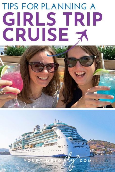 Tips for Planning a Girls Trip Cruise for Fun in the Sun Cruise Group Ideas, Girls Cruise Shirts Ideas, Birthday Cruise Ideas, Cruise With Best Friend, Best Friend Cruise Pictures, Best Friends Cruise Shirts, Best Friend Cruise, Cruise Friend Group, Need A Girlfriend