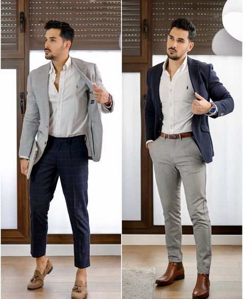 Men Formal Outfit Classy, Stylish Mens Suits, Mens Dress Outfits, Blazer Outfits Men, Mens Business Casual Outfits, Pants Outfit Men, Formal Men Outfit, Classy Outfits Men, Mens Fashion Blazer