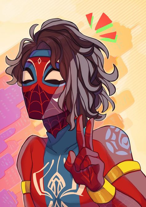 Pavitr Prabhakar Spiderman Drawing, Pavitir Spiderverse, Spiderman Into The Spiderverse Art, Pav Spiderman, Pavitr Prabhakar Fanart, Pavitr Prabhakar Spiderman, Spiderman India, Spiderman Fanart, Pavitr Prabhakar