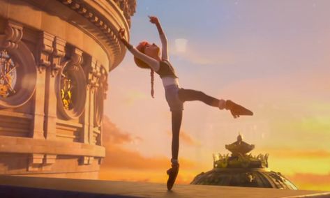 Leap Movie, Ballerina Film, Best Kid Movies, Scene Aesthetic, Disney Princess Aurora, Best Friends Cartoon, Dance Dreams, Ballet Inspiration, Friend Cartoon