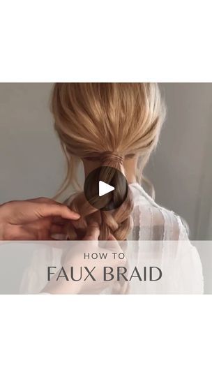 180K views · 7.7K reactions | ♡ Faux braid ♡

Here’s how to create the loom of a 6 strand braid easily.

Begin with a low pony set up with two regular plaits and a small section of hair left out in between.

From here take that small hair section and weave it through one plait and then the other like you’re stitching them together.

Secure the ends and cover the hair tie with some of the remaining hair.

The faux 6 strand braid. Will you be trying this one?

Follow @polishedstylejustine for more simple hairstyling ideas! | Melbourne Bridal Hairstylist/Educator 6 Strand Braid, Hairstyles To Practice, 6 Strand Braids, Faux Braid, Faux Braids, Bridal Hairstylist, Asymmetrical Haircut, Beauty Hair Color, Strand Braid