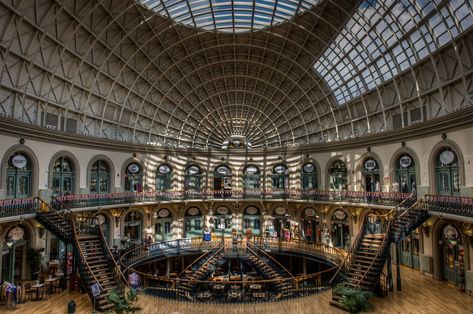 Inside The Leeds Corn Exchange Corn Exchange Leeds, Leeds Corn Exchange, Leeds England, Victorian Buildings, Leeds, Eiffel Tower Inside, United Kingdom, Great Britain, Modern Architecture