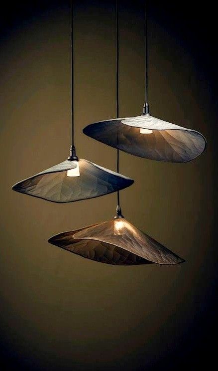 Diy Luminaire, Delicate Pendant, Deco Luminaire, Lighting Design Interior, Luminaire Design, Lighting Inspiration, Water Lily, Light Fittings, 인테리어 디자인