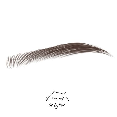 Eyebrows Drawing, Eyebrow Png, Eyelashes Digital Art Tutorial, Drawing Eyelashes Digital, Eyelash Png Ibis Paint, Logo Phibrows Png, Eyebrow Images, Stamp Drawing, Eyebrow Stamp