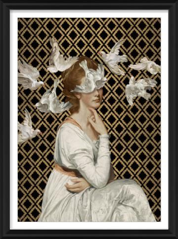 Love is Blind Love Is Blind, Ivory Gown, Classic Paintings, Gold Background, Pics Art, Art Reproductions, Gold Leaf, Print Images, Design Elements