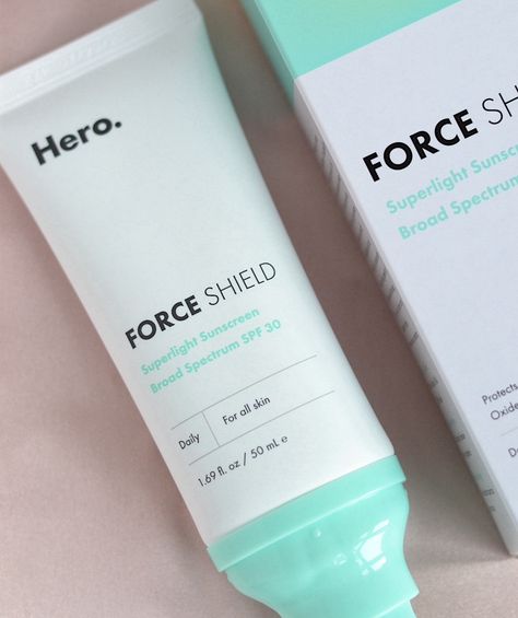 Hero Force Shield, Force Shield, Drugstore Skincare, Budget Beauty, Best Skincare Products, Beauty Products Drugstore, Mineral Sunscreen, Glow Up Tips, Broad Spectrum Sunscreen