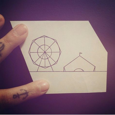 Ferris Wheel Tattoo Simple, Ferris Wheel Tattoo, Wheel Tattoo, Cool Tattoo Ideas, Tattoo Heart, Line Tattoo, Cool Tattoo, Idea Design, Tattoo Love