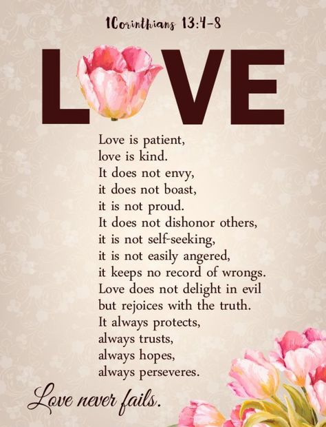 1 Corinthians 13:4-8 Beautiful Bible Verses, Inspirational Quotes About Success, Love Is Patient, Inspirational Prayers, Favorite Bible Verses, Christian Quotes Inspirational, Verse Quotes, Bible Inspiration, Bible Verses Quotes