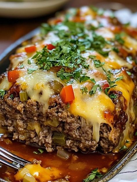 Atkins Meatloaf, Panera Egg Souffle Recipe, Cheesesteak Meatloaf, Keto Philly Cheesesteak, Cheesy Meatloaf, Keto Meatloaf, Cheese Stuffed Meatloaf, Cheesesteak Stuffed Peppers, Chicken Meatloaf