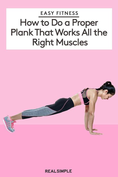 How To Plank Correctly, How To Do Planks Correctly, Plank Muscles, Proper Plank, How To Do Planks, How To Plank, Joyful Movement, Stomach Exercises, Plank Workout