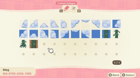 Path Design, Cloud Island, Clouds Design, Island Design, Animal Crossing Qr, Sky Clouds, Sky And Clouds, Animal Crossing, Eye Candy