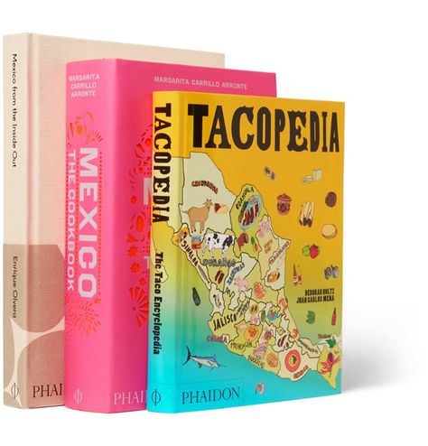 Pin for Later: 60+ Last-Minute Valentine's Day Gifts That Are Guaranteed to Get You Some Extra Lovin' Cookbooks Phaidon Set of Mexican Cookbooks ($140) Mexican Cookbook, Mexican Street Food, Cookbook Design, Palate Cleanser, Kitchen Basics, Vegetarian Cookbook, Best Valentine's Day Gifts, Mexican Culture, Dining Space