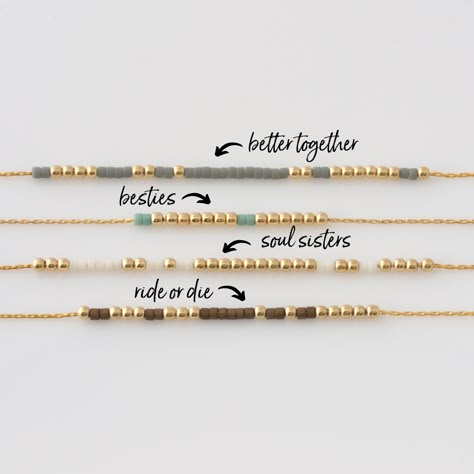 Morse Code Necklace - LEILA Friend Morse Code Bracelet, Bestie Morse Code Bracelet, Morse Code Necklace Diy, Morse Code Jewelry Diy, Morse Code Bracelet Messages Words, I Love You Morse Code Bracelet, Moris Code Bracelet, Morse Code Bracelet Ideas, Mores Code Bracelets