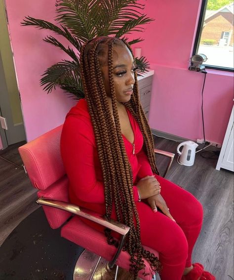 Long Brown Braids With Beads, Large Waist Length Knotless Braids, Color Braids For Black Women, Hairstyles For Black Women Cornrows, Black Women Cornrows, Color Braids, Women Cornrows, Short Box Braids Hairstyles, Braided Hairstyles For Black Women Cornrows