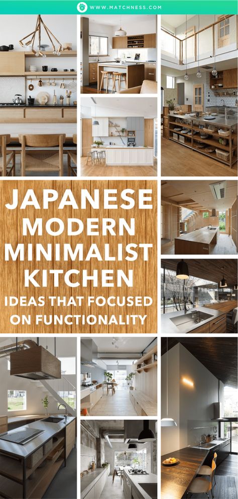 Japanese Modern Minimalist Kitchen Ideas That Focused On Functionality - Matchness.com Japan Kitchen Design, Japanese Modern Kitchen, Kitchen Japanese Style, Modern Japanese Kitchen, Japanese Kitchen Design, Minimalist Kitchen Ideas, Kichen Design, Japanese Style Kitchen, Modern Minimalist Kitchen