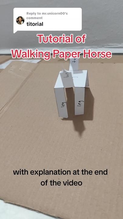 Walking Paper Horse, Paper Horse, Easy To Draw, Don't Give Up, Easy Drawings, To Draw, Get It, Art Reference, The Way