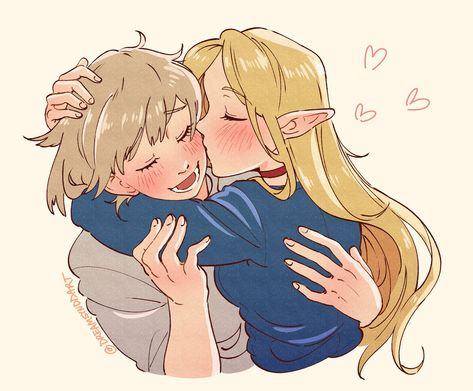 Falin And Marcelle, 2 Person Drawing Base, Marcille X Falin, Dungeon Anime, No Boys Allowed, Adventure Time Characters, Winter Mornings, Funny Anime Pics, Video Game Art