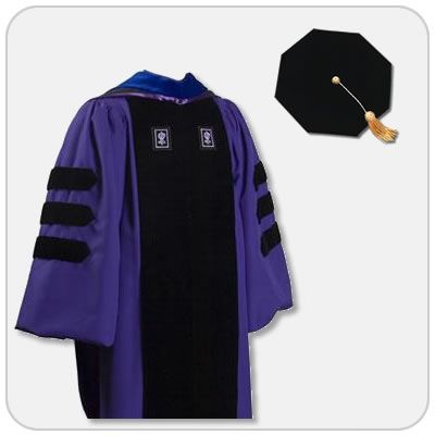 NYU doctoral robe Graduation Robes, Herff Jones, College Ring, School Vision Board, Masters Graduation, College Rings, Graduation Cap And Gown, College Diploma, Graduation Cap Ideas