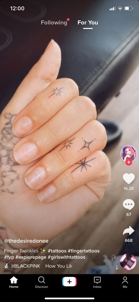 Penelope Tattoo, Twinkle Tattoo, Finger Tattoos, Fish Tattoos, Twinkle Twinkle, Jesus Fish Tattoo, Tatting, Tattoo Ideas, Tattoos