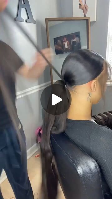 💰30% OFF Code: LB30 on Instagram: "💞Do neat and easy installed low braid ponytail hairstyle💟Do you like it ?

🤑Code to save $$ off: “LB30”
😘Follow @likablewigofficial for more hair inspiration~
🛒#likablewig 100% human hair vendor
👉🏽Click bio website for more hairstyles
______________________________
⬇️COMMENT BELOW⬇️
❤️LIKE, SHARE AND FOLLOW❤️" Slick Back Hairstyles With Braiding Hair, Low Braided Ponytail Hairstyles, Ponytail With Tracks, How To Install Hair Tracks, Low Slick Back Ponytail, Low Ponytails, Low Braid Hairstyles, Low Braided Ponytail Tutorial, Slick Ponytail Weave Braid