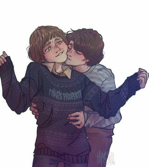 Mike and Will #byler #Mikeandwill look what i found!!! Will And Mike Ship, Blyer Ship Fanart, Shawn Levy, Stranger Things Mike, Stranger Things Art, Stranger Things Characters, Stranger Things Meme, Will Byers, Stranger Things Wallpaper