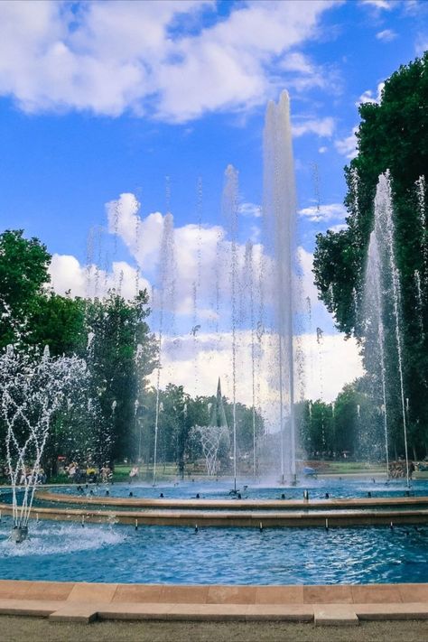 Large Fountain, Huge Design, Lodge Design, Silver Bracelet Designs, Shallow Water, Fountains Outdoor, Baddie Hairstyles, Water Fountain, Water Garden