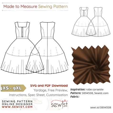 Plus Size Dress Patterns Free, Plus Size Dress Patterns, Sewist Patterns, Clothing Sewing Patterns, Dress Patterns Free, Clothing Designs, Online Pattern, Clothes Sewing Patterns, Dress Sewing Pattern