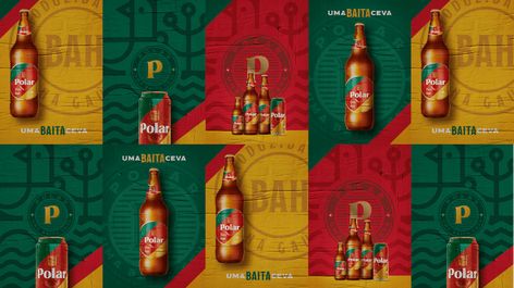 Polar Beer Rebranding on Packaging of the World - Creative Package Design Gallery Beer Production, Beer Branding, Red Beer, Beer Box, Beer Design, Beer Brands, Beer Packaging, Creative Packaging Design, Packaging Design Inspiration