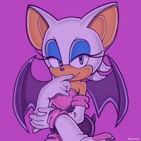 Rouge The Bat Aesthetic, Rogue The Bat, Knuckles Rouge, Rouge Fanart, Rouge The Bat Icon, Bat Aesthetic, Bat Icon, Team Dark, Sonic Prime