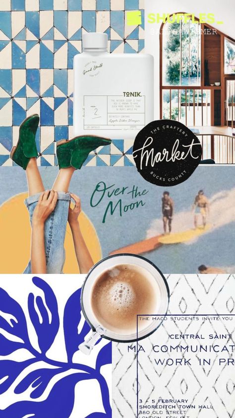 Muted Mediterranean Moodboard Pinterest Shuffles Collage Mediterranean Poster Design, Mediterranean Design Graphic, Mediterranean Restaurant Branding, Mediterranean Graphic Design, Mediterranean Branding, Mediterranean Restaurant Design, Retro Coastal, Coastal Mediterranean, Mediterranean Vibes