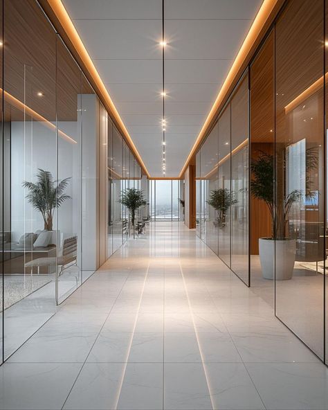 Lobby Pantry Design, Modern Law Office Design, Luxury Office Lobby, Industrial Office Design Workspaces, Office Corridor Design, Wework Interior, Boardroom Design, Modern Office Design Inspiration, Open Workspace