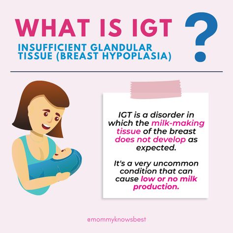 Have you ever heard of IGT (Insufficient Glandular Tissue)? Most women are capable of making enough milk for their babies to be happy and healthy, but some women actually aren't physically able to despite their best efforts. 💔 This can be because of IGT. This is a very uncommon condition that can cause low or no milk production. Women with IGT simply did not develop proper mammary tissue during adolescence. Milk Production, Happy And Healthy, Breast Milk, To Be Happy, Have You Ever, Milk, Conditioner, Canning, Quick Saves