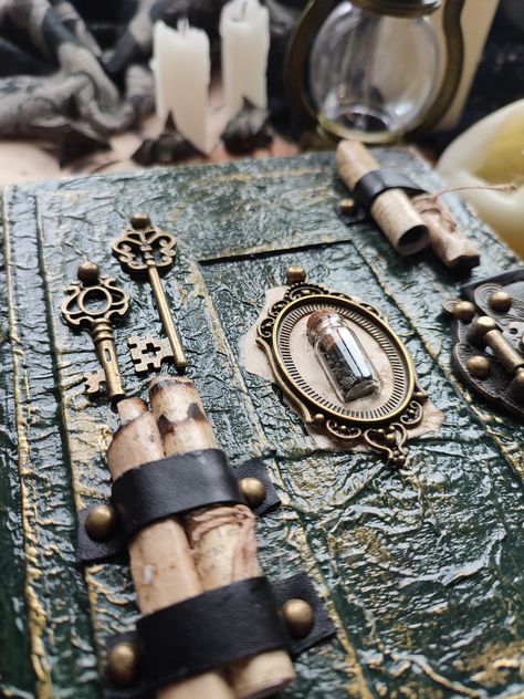 This Grimoire or Book of Shadows looks mystical and fabolous.  🍁PLEASE NOTE: -some details from the cover design are no longer available.  The frame and other details may differ!  Please contact me to discuss the design before ordering! -this book is not available - processing time is about 5-7 days - delivery time is about 3 -4 weeks, but if you need fast shipping just let me know). 🍁You can use this Dream journal: 🌿 like a Recipe book; 🌿 to record your own thoughts, ideas, poems;   🌿for drawing and sketching;  🌿as a book for spells or witchcraft; 🌿as a book for culinary recipes; 🌿as a book for beauty recipes. 🍁This Blank grimoire is interesting and original gift for: 🌿 artists, writers, friends, mother or sister; 🌿person who likes cooking; 🌿person who likes magic; 🌿person wh Journal Witchcraft, Grimoire Journal, Witch Journal, Magic Theme, Magic Books, Grimoire Book, Magic Design, Journal Book, Dream Journal