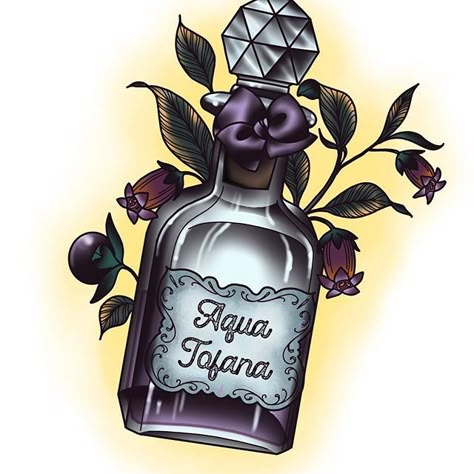 Perfume Bottle Tattoo, Feminist Tattoo, Black Tattoo Cover Up, Saved Tattoo, Bottle Tattoo, Wicked Tattoos, Flower Sleeve, Favorite Youtubers, Real Tattoo