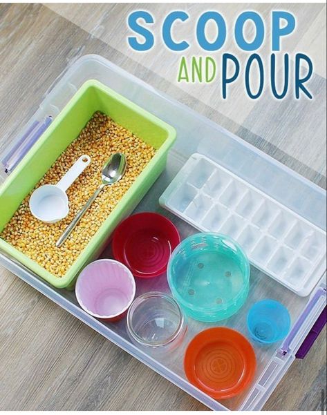 Easy Toddler Activities, Sensory Activities Toddlers, Toddler Sensory, Motor Skills Activities, Skills Activities, Montessori Toddler, Toddler Learning Activities, Toddler Fun, Fine Motor Activities