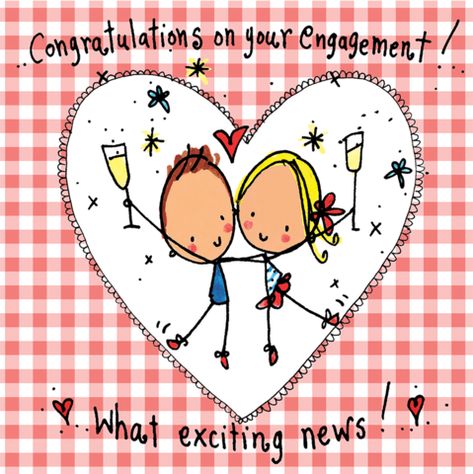 Hurrah! You're engaged! Such happy news.. – Juicy Lucy Designs Engagement Congrats, Engagement Message, Congratulations Engagement, Engagement Greetings, Congratulations Quotes, Engagement Wishes, Congrats On Your Engagement, Engagement Quotes, Happy Engagement