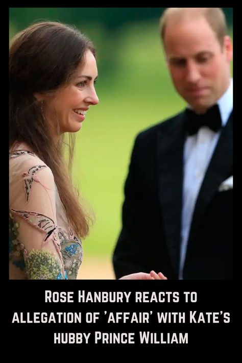 How is Rose Hanbury responding to 'affair' allegations with Prince William? Royal News Today, Prince William Girlfriends, Rose Hanbury, Family Gossip, British Royal Family News, Royal Family News, British Monarchy, Royal Engagement, Family Moments