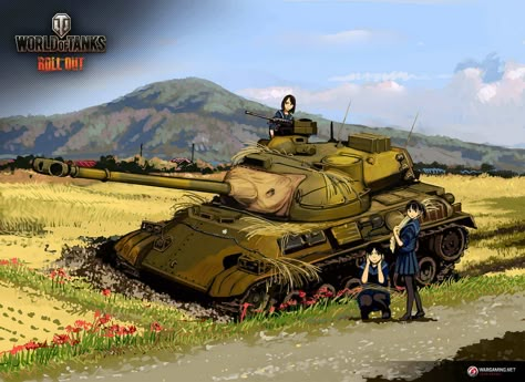 Ancient Samurai, Army Drawing, Anime Tank, Tank Wallpaper, Girl Und Panzer, Anime Military, Game World, Ww2 Tanks, World Of Tanks