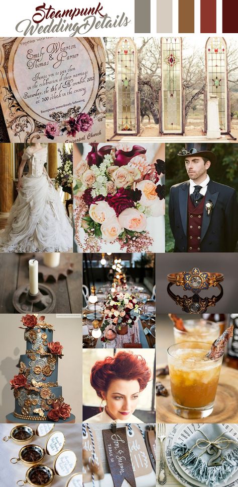 Steam Punk Wedding Ideas, Victorian Party Ideas, Victorian Wedding Flowers, Victorian Style Wedding Decorations, Modern Victorian Wedding Theme, 1930 Wedding Theme, Victorian Theme Wedding, 1800s Wedding Theme, Victorian Wedding Theme Vintage