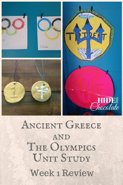 Ancient Greece and Olympic Unit Study Week 1 Pin Ancient Greek Olympics, Ancient Greece Olympics, Greek Olympics, Kids Olympics, Ancient Olympics, Olympic Crafts, Olympics Activities, Unit Studies Homeschool, Nashville Vacation