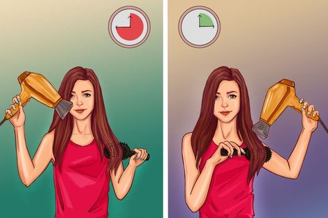 How to Dry Your Hair: 3 Correct Ways How To Dry Hair Faster, How To Dry Hair, Towel Turban, Trying Too Hard, Loose Braids, Wide Tooth Comb, Your Hairstyle, Hair Strand, Cold Air