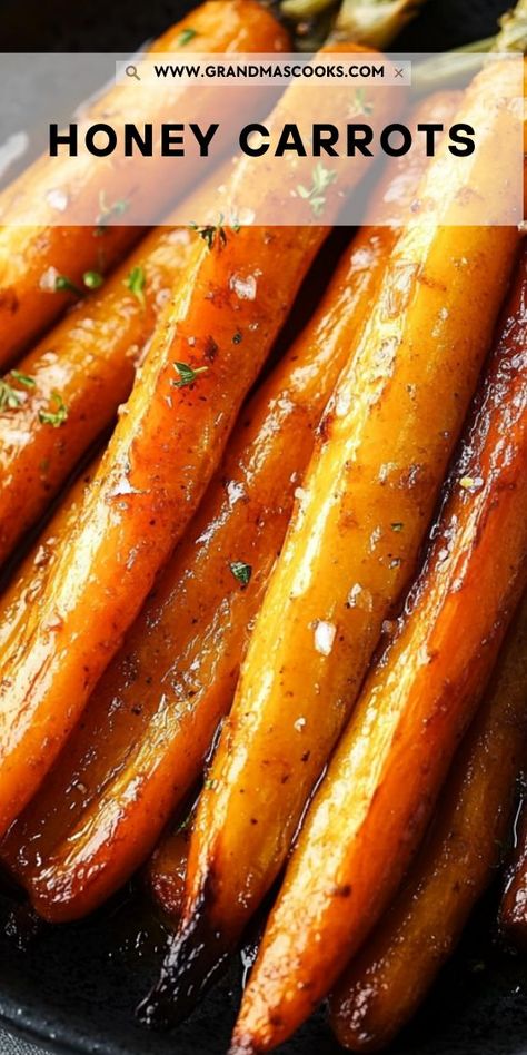 These honey carrots are glazed to perfection, bringing out their natural sweetness. Perfect for family dinners or holiday gatherings! Onion Powder Recipe, Honey Glazed Carrots Recipe, Carrots Roasted, Honey Carrots, Carrots Side Dish, Glazed Carrots Recipe, Honey Glazed Carrots, Carrots Recipe, Eat Your Vegetables