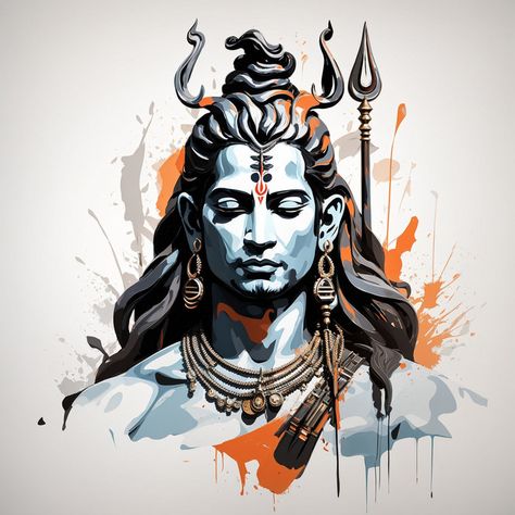 Shiva Graphic Art, Mahadev Png Images, Shiva Logo, Colourful Wallpaper, Colourful Wallpaper Iphone, Shiva Photos, Shiva Statue, Shiva Art, Graphic Wallpaper