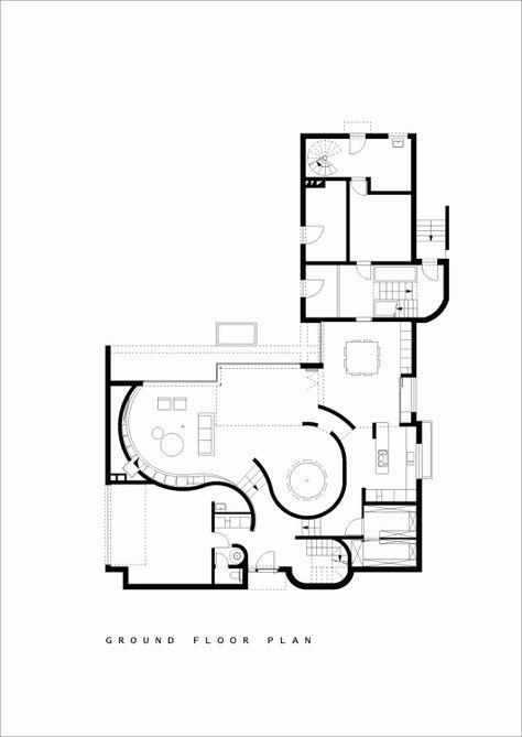 Ground Floor Plan Architecture Drawing Plan, Revival Architecture, Floor Plan Drawing, Architectural Floor Plans, Architecture Design Drawing, Architecture Concept Drawings, Plan Drawing, Architecture Design Concept, Ground Floor Plan